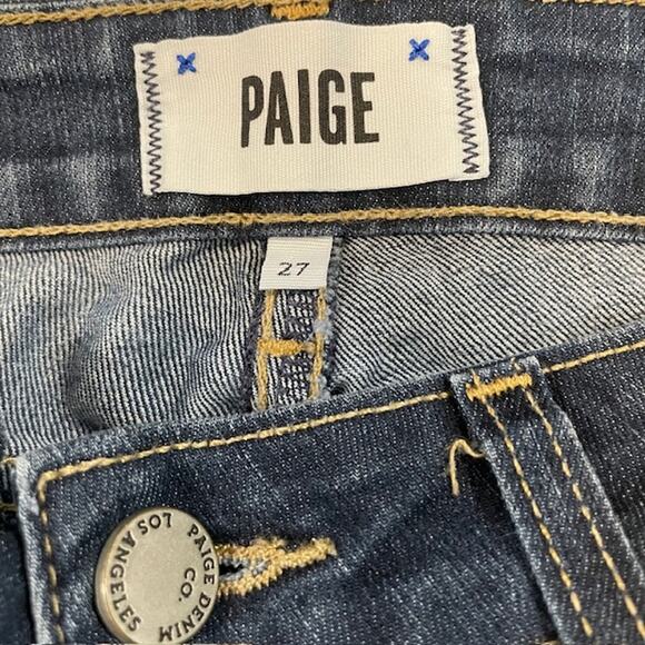 Paige-Kylie Crop Roll Up Verdugo Ultra Skinny Jeans Sz 29 - Picture 5 of 8